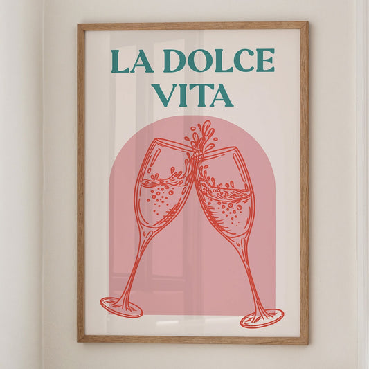 La Dolce Vita Moments In Coral Embrace