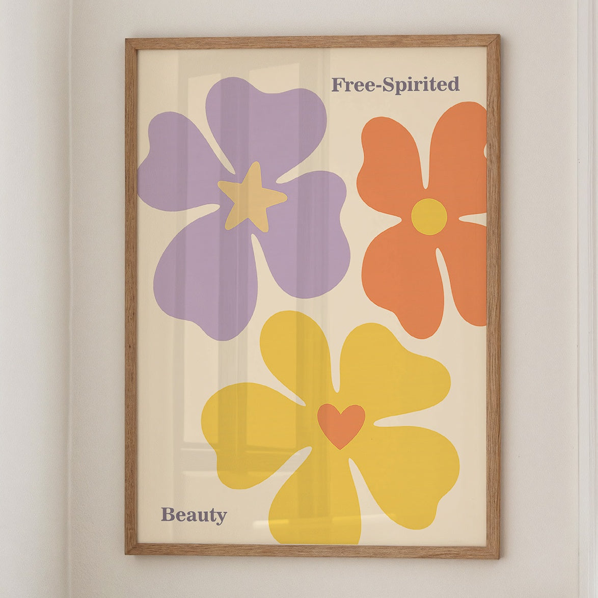 Blossoms of Joy: Retro Floral Symphony