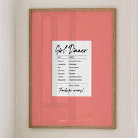 Dinner Without the Rules