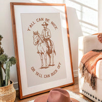 Rust-Colored Cowboy Wisdom Speaks