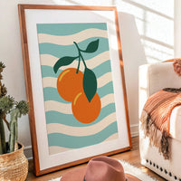 Citrus Waves On Summer Shores