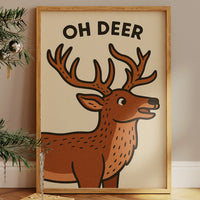 Playful Reindeer Brings Holiday Cheer