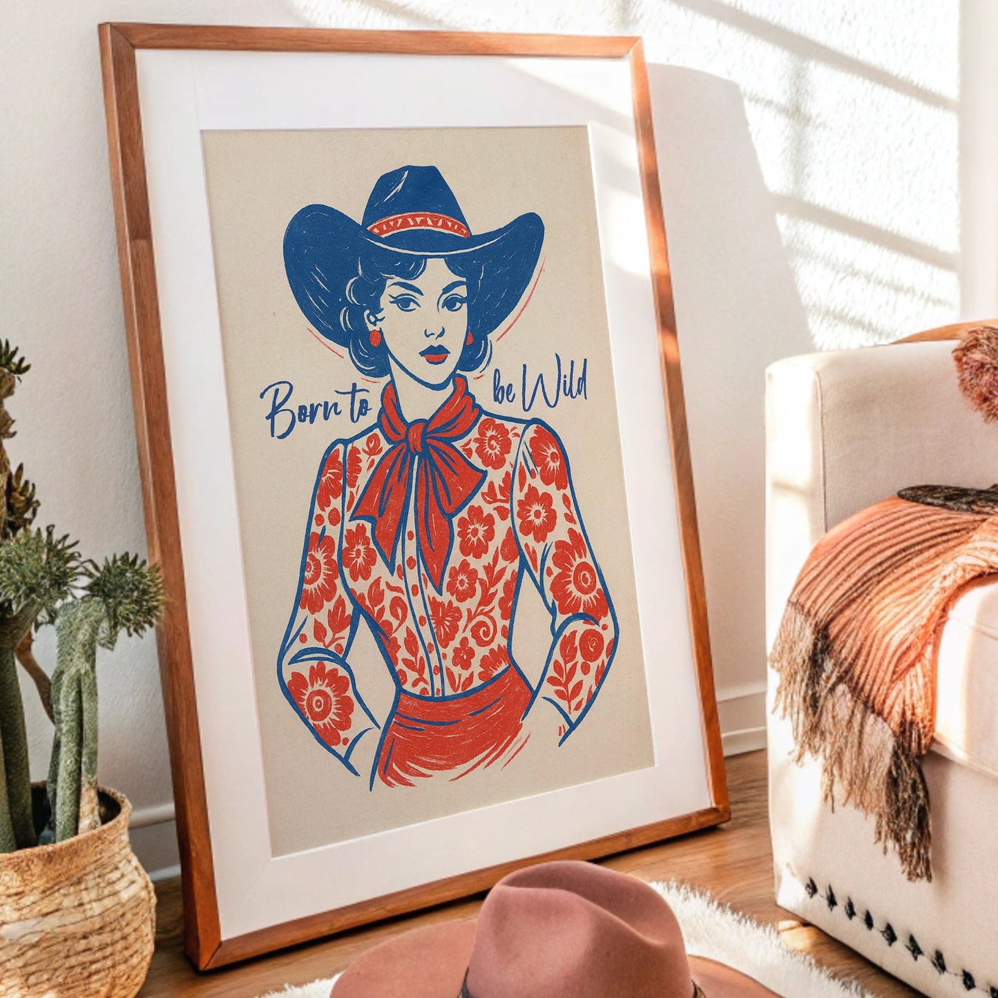 Prairie Queen Wears Coral Blooms