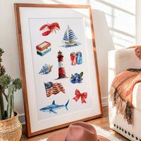 Coastal Treasures Of American Summer