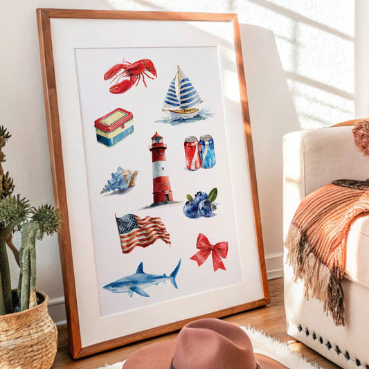 Coastal Treasures Of American Summer