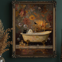 Midnight Soak With Spectral Friend