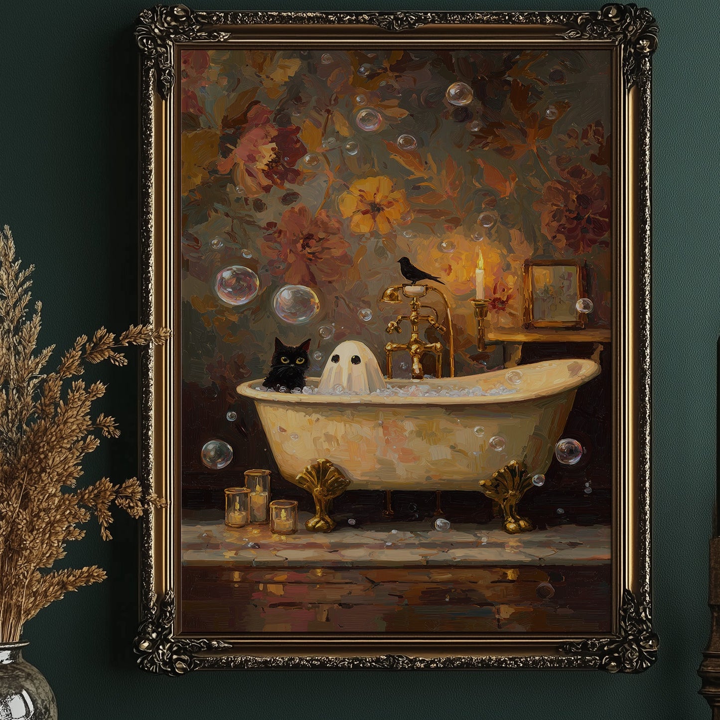 Midnight Soak With Spectral Friend