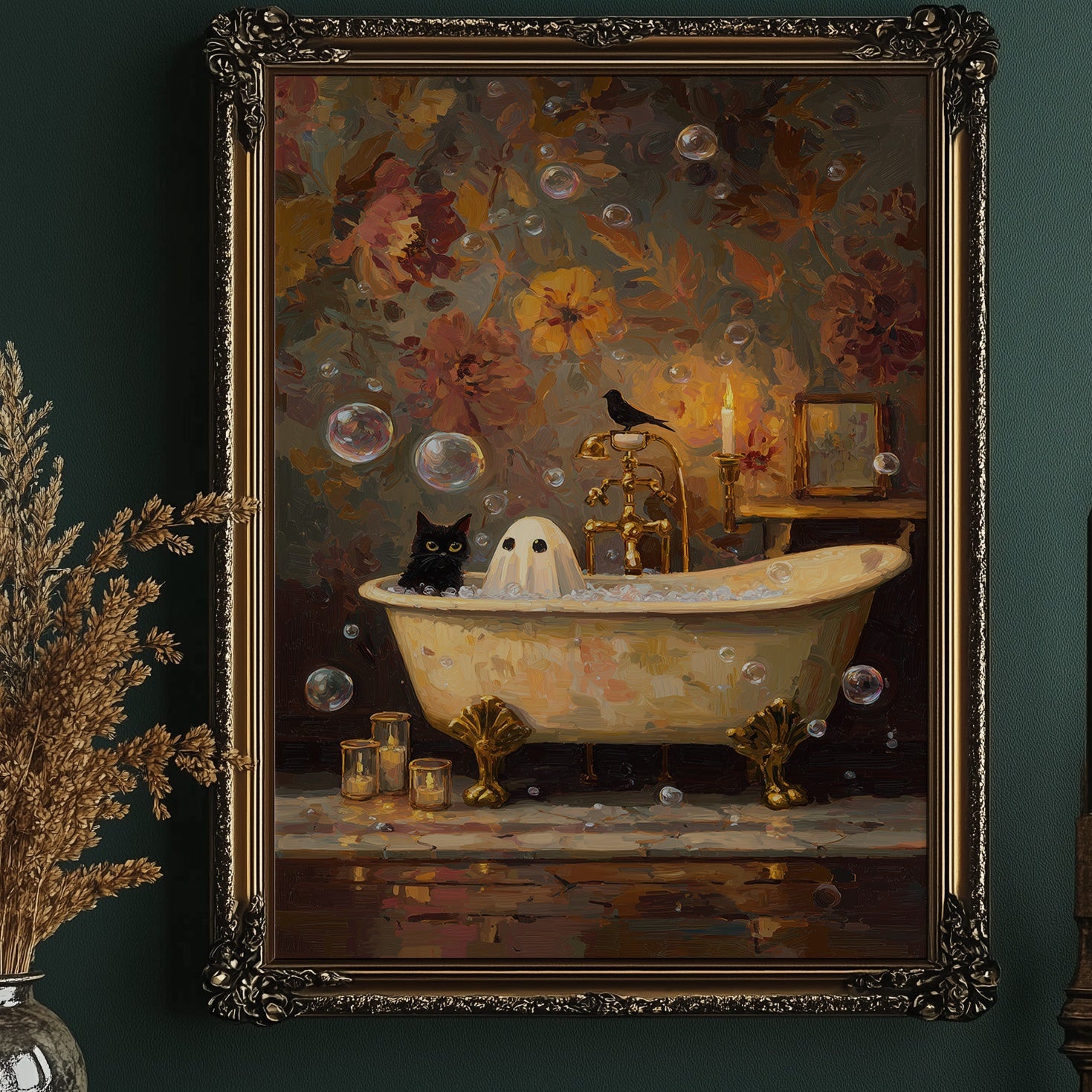 Midnight Soak With Spectral Friend