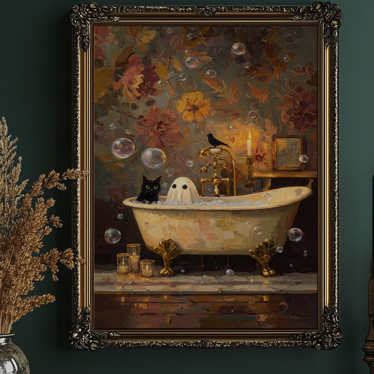 Midnight Soak With Spectral Friend