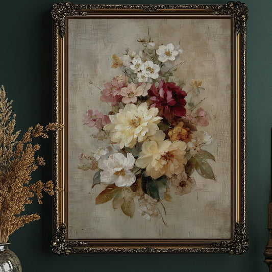 Peonies Against Midnight Walls