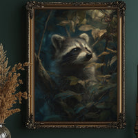 Twilight Scout Among Autumn Leaves