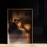 Firelight Confessions Between Lovers