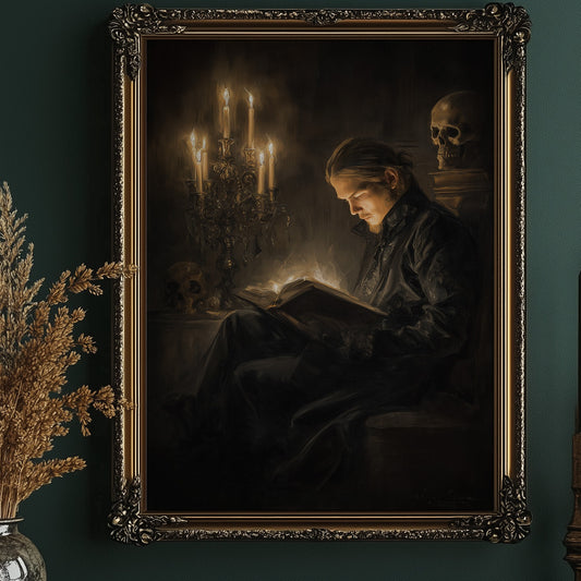 Ancient Tomes By Candlelight Glow