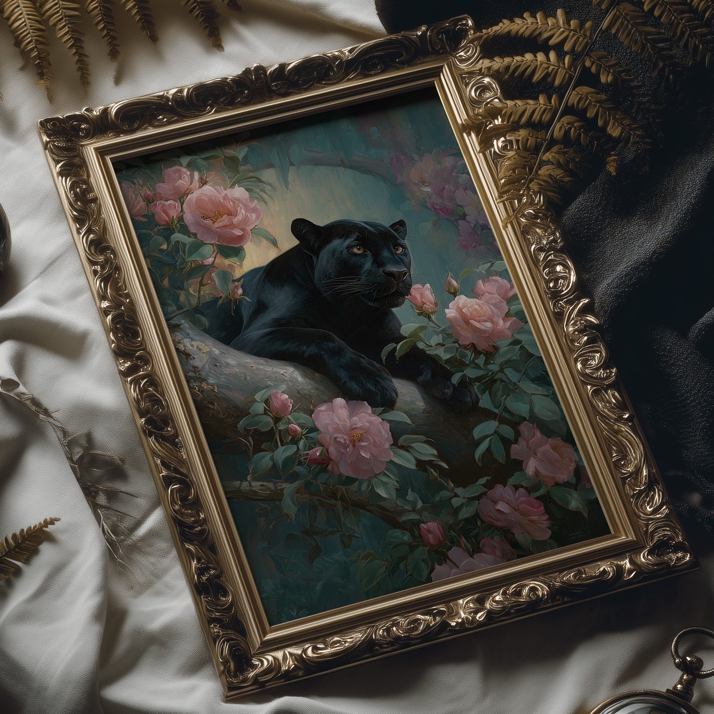 Midnight Among Pink Blossoms