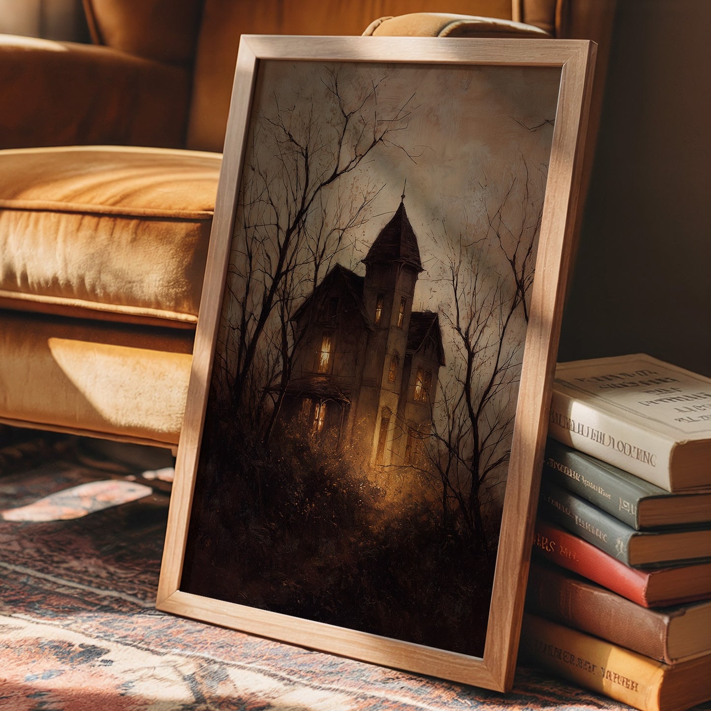 Amber Windows Pierce Autumn Fog