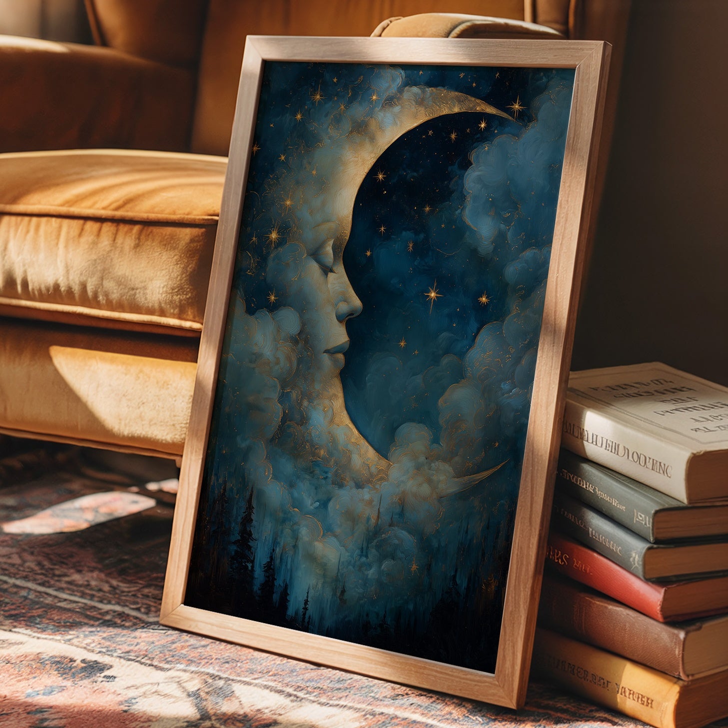 Midnight Dreams In Celestial Blue
