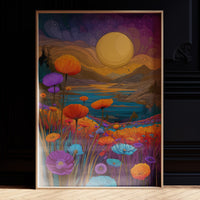 Poppies Bow To Golden Tide