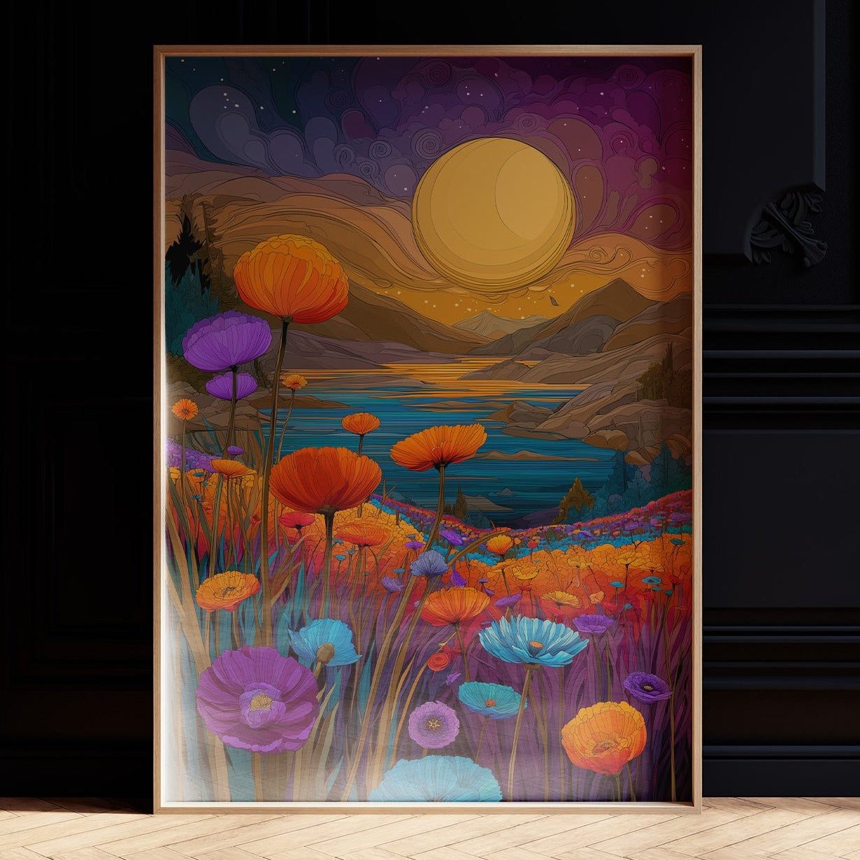 Poppies Bow To Golden Tide