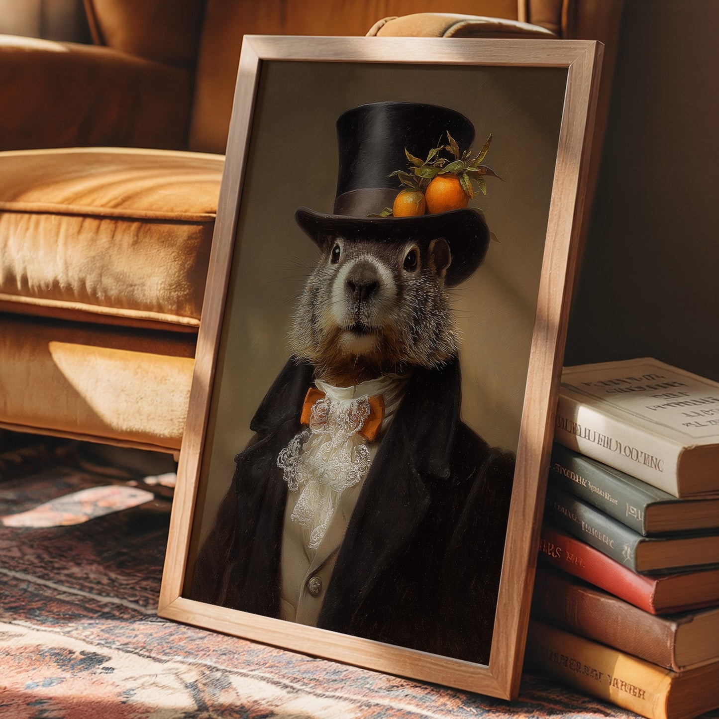 Dapper Marmot With Citrus Crown