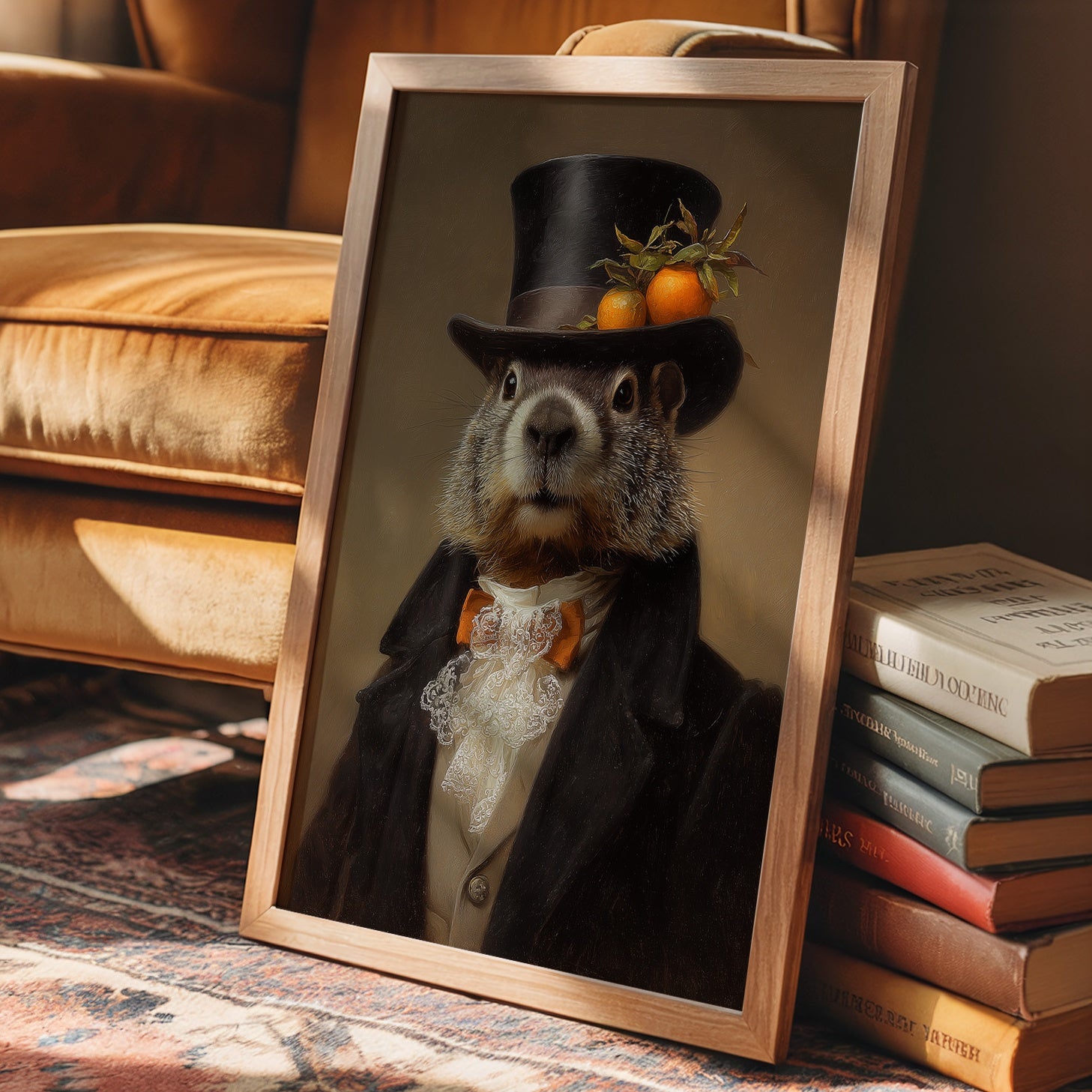 Dapper Marmot With Citrus Crown