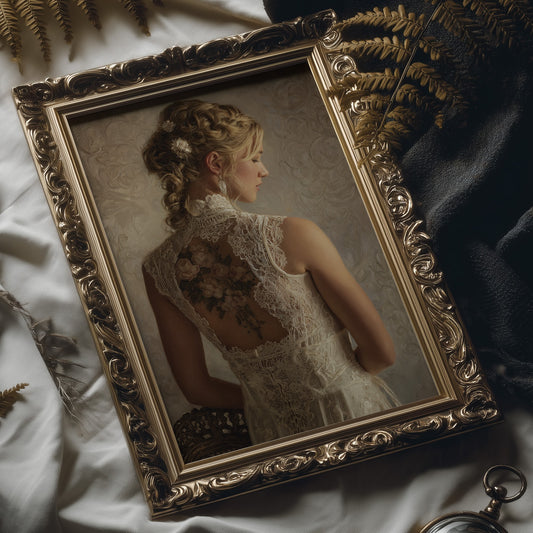 Lace And Roses Await Dusk