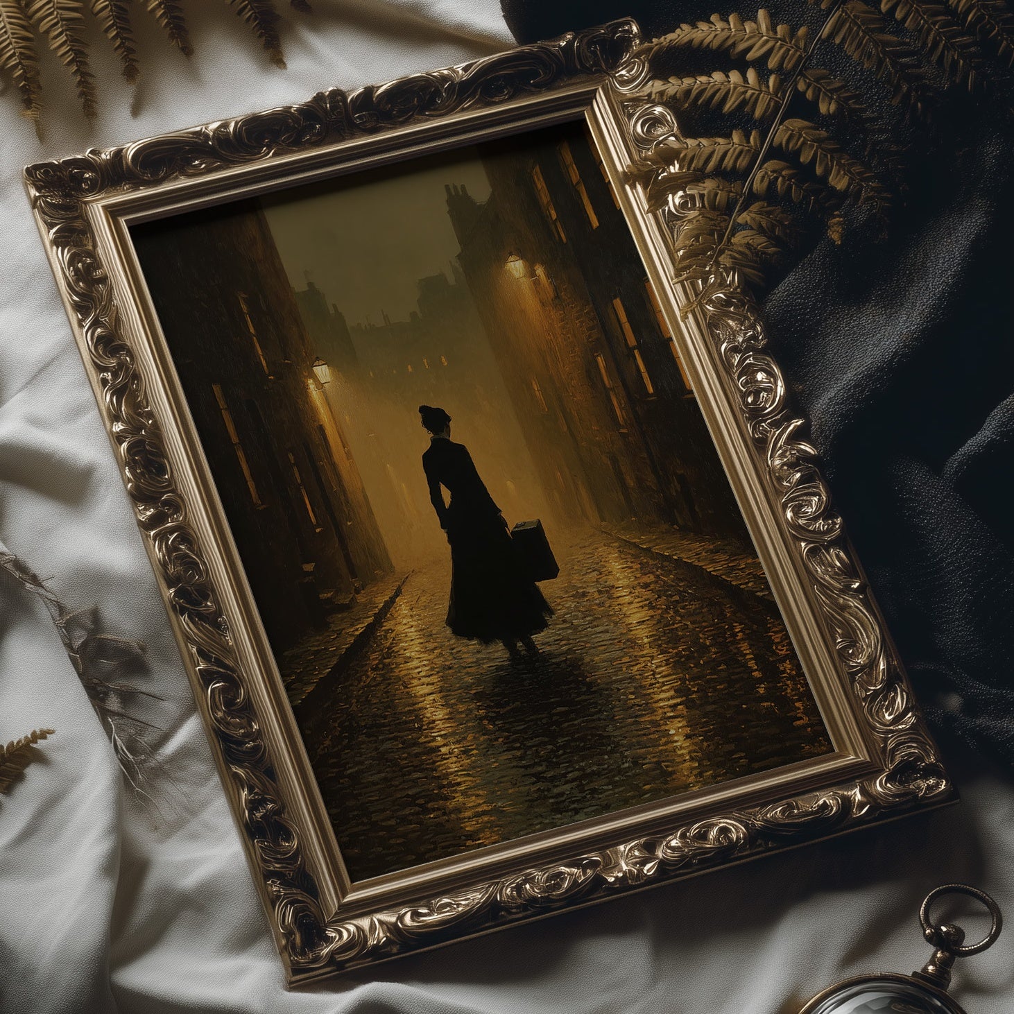 Cobblestone Journey By Gaslight