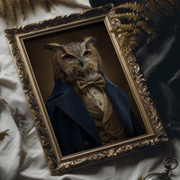 Nocturnal Gentleman's Piercing Gaze