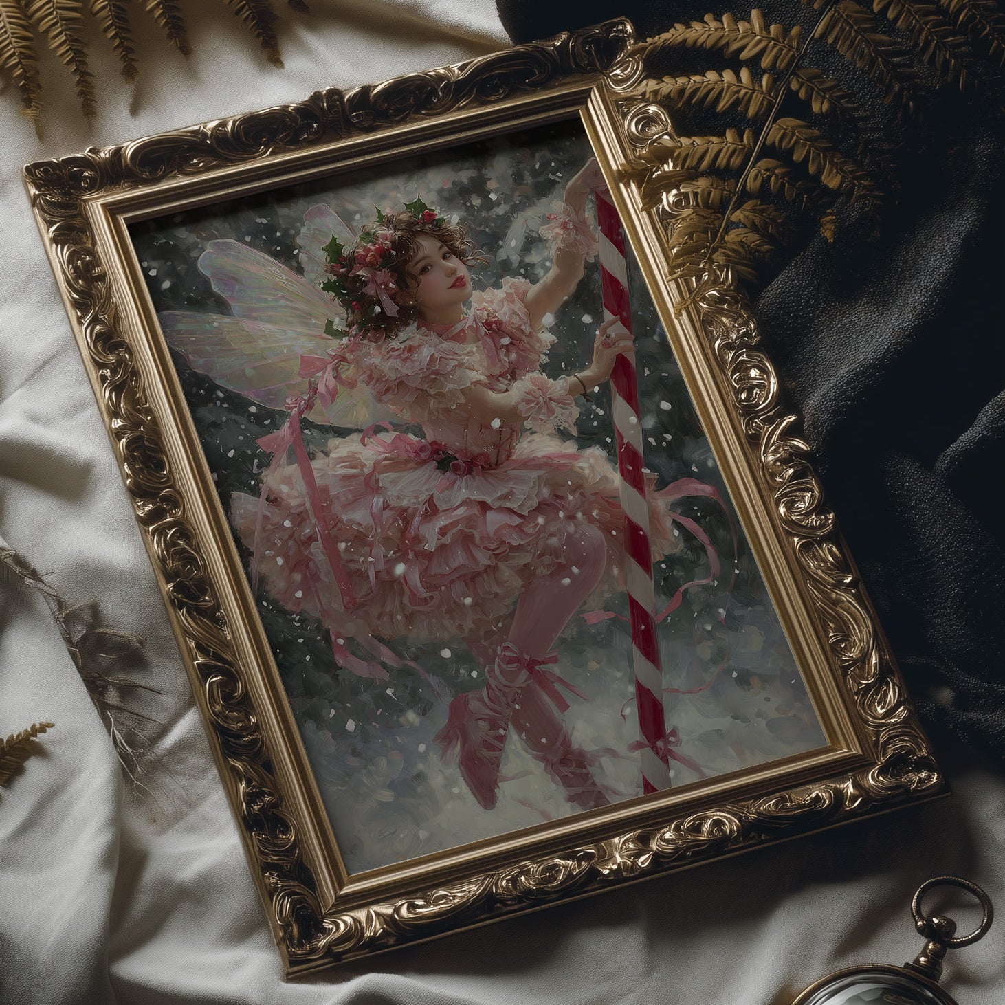 Winter Ribbons Dance Through Snow