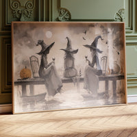 Moonlit Sisters Toast Autumn Spirits