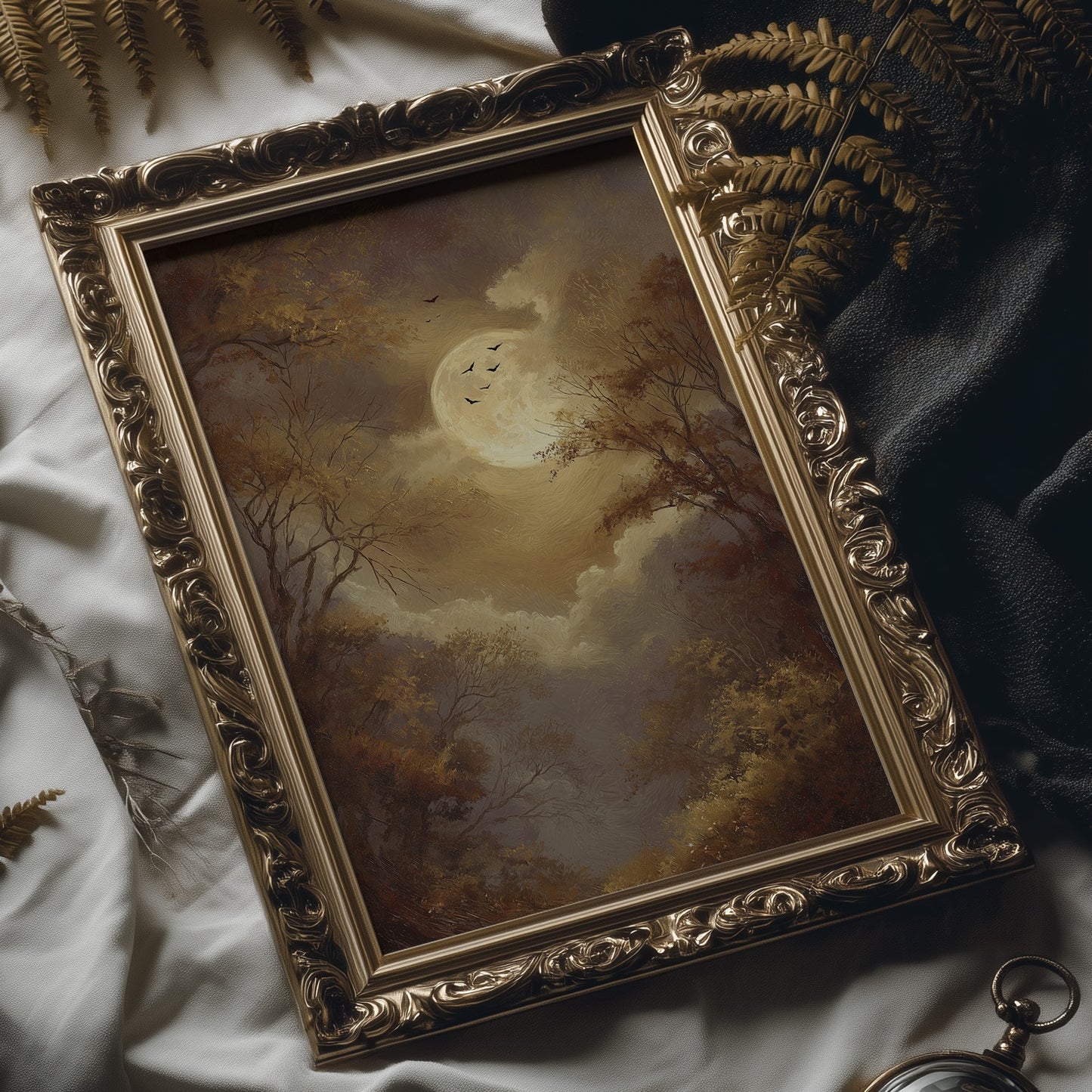 Amber Moon Calls Night Birds