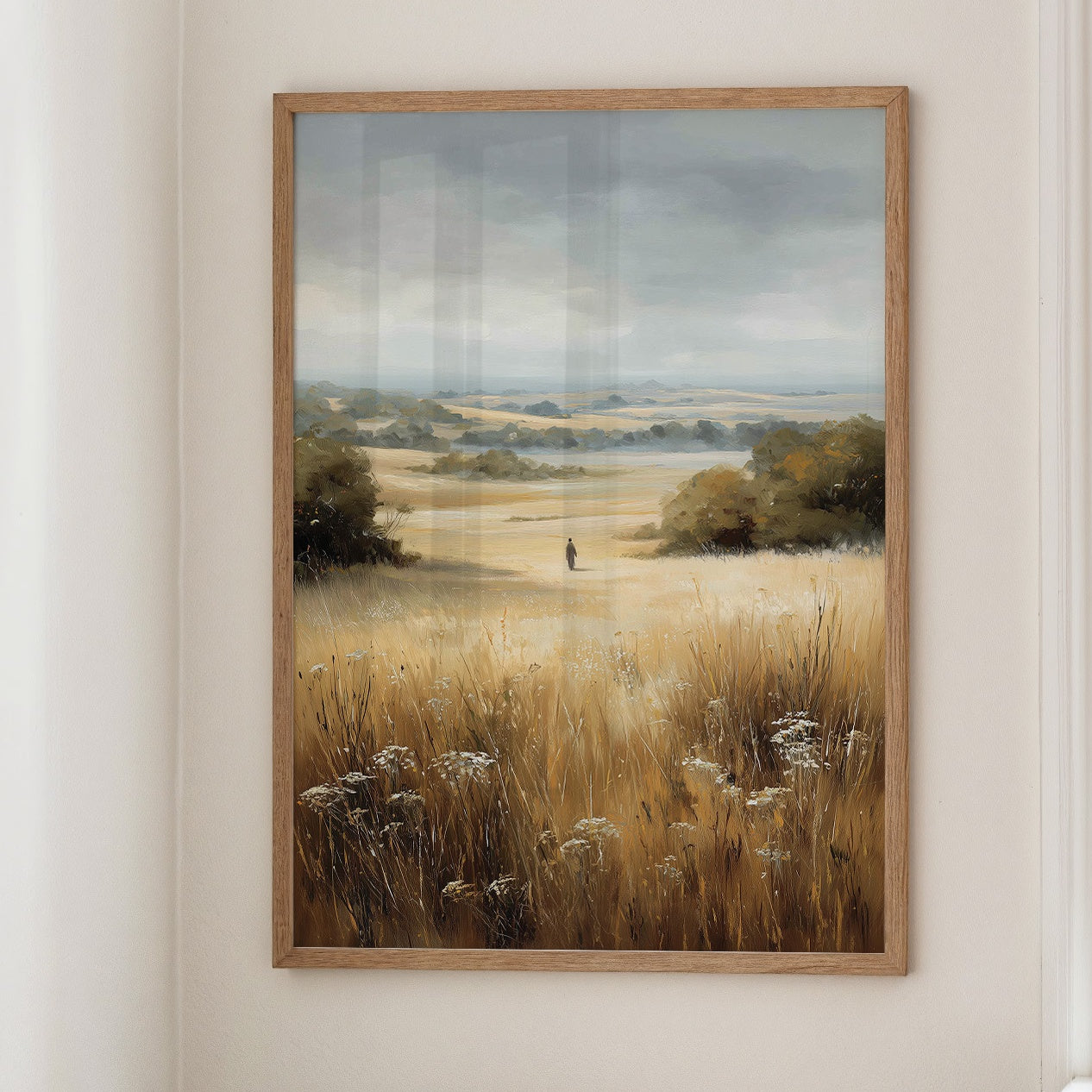 Solitude Calls Across Golden Fields