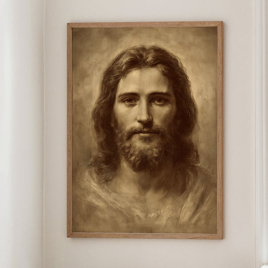 Rustic Table Holds Timeless Portrait