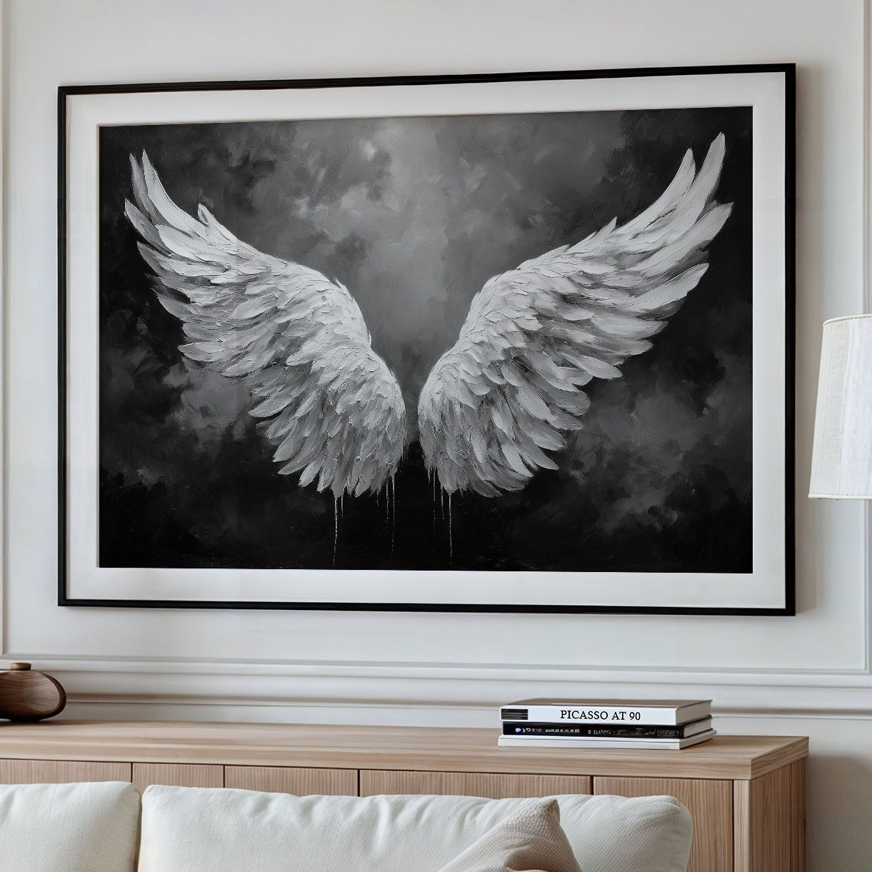 Silver Wings Against Storm Clouds