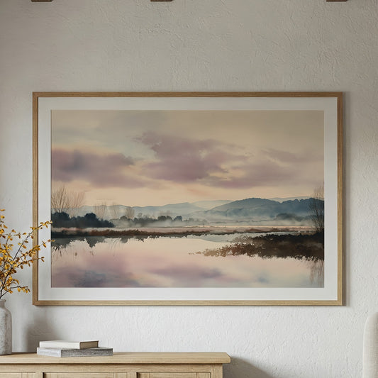 Lavender Lakes Between Silent Hills