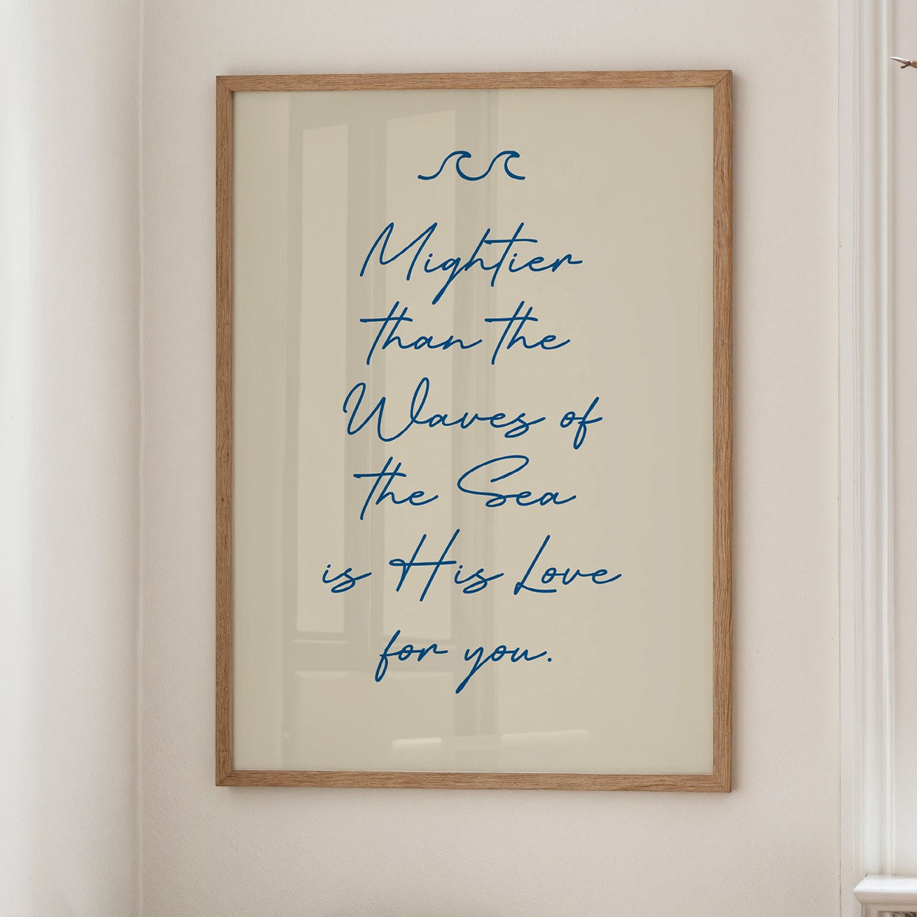 Ocean Promises In Flowing Script