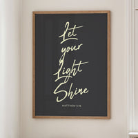 Luminous Words On Charcoal Canvas