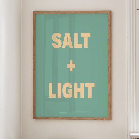 Coastal Words In Sage Simplicity