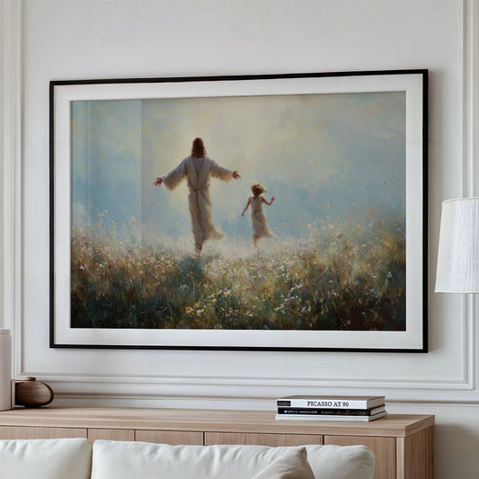 Ethereal Journey Through Wildflower Fields