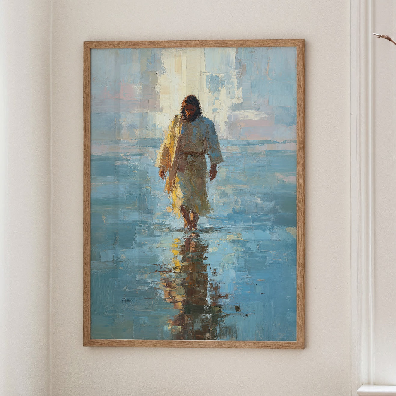 Solitary Path Through Azure Waters