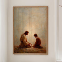 Sacred Moment in Gentle Light