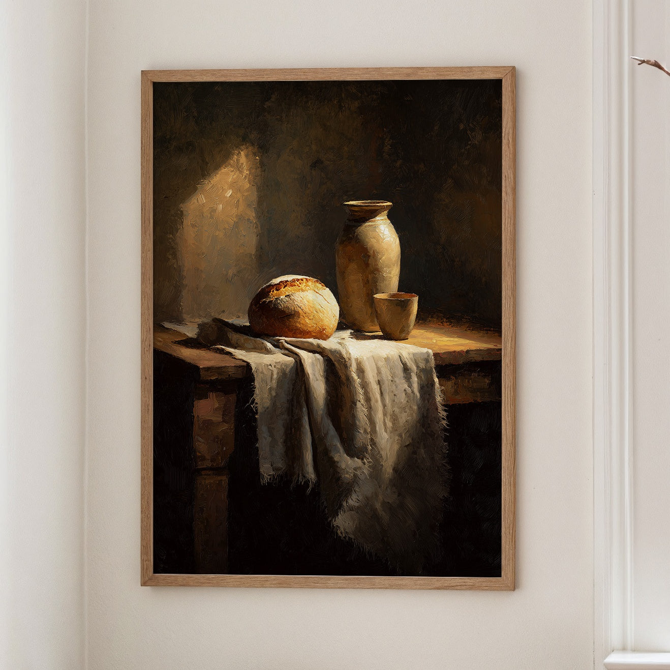 Humble Feast in Amber Light