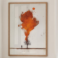 Autumn Inferno Breathes Above Solitude