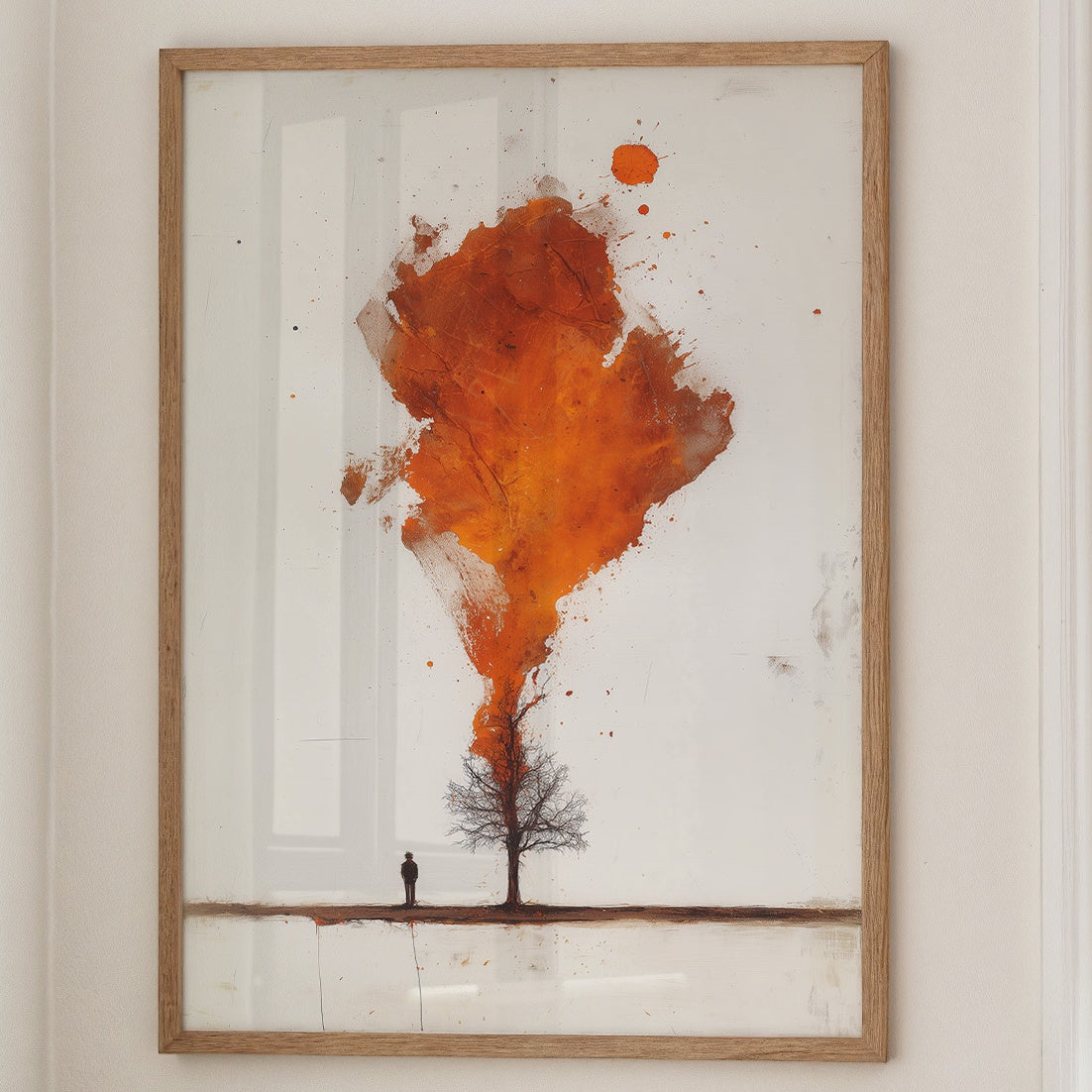 Autumn Inferno Breathes Above Solitude