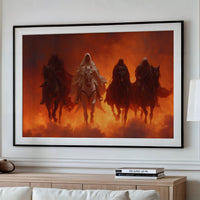 Harbingers Ride Through Crimson Veil