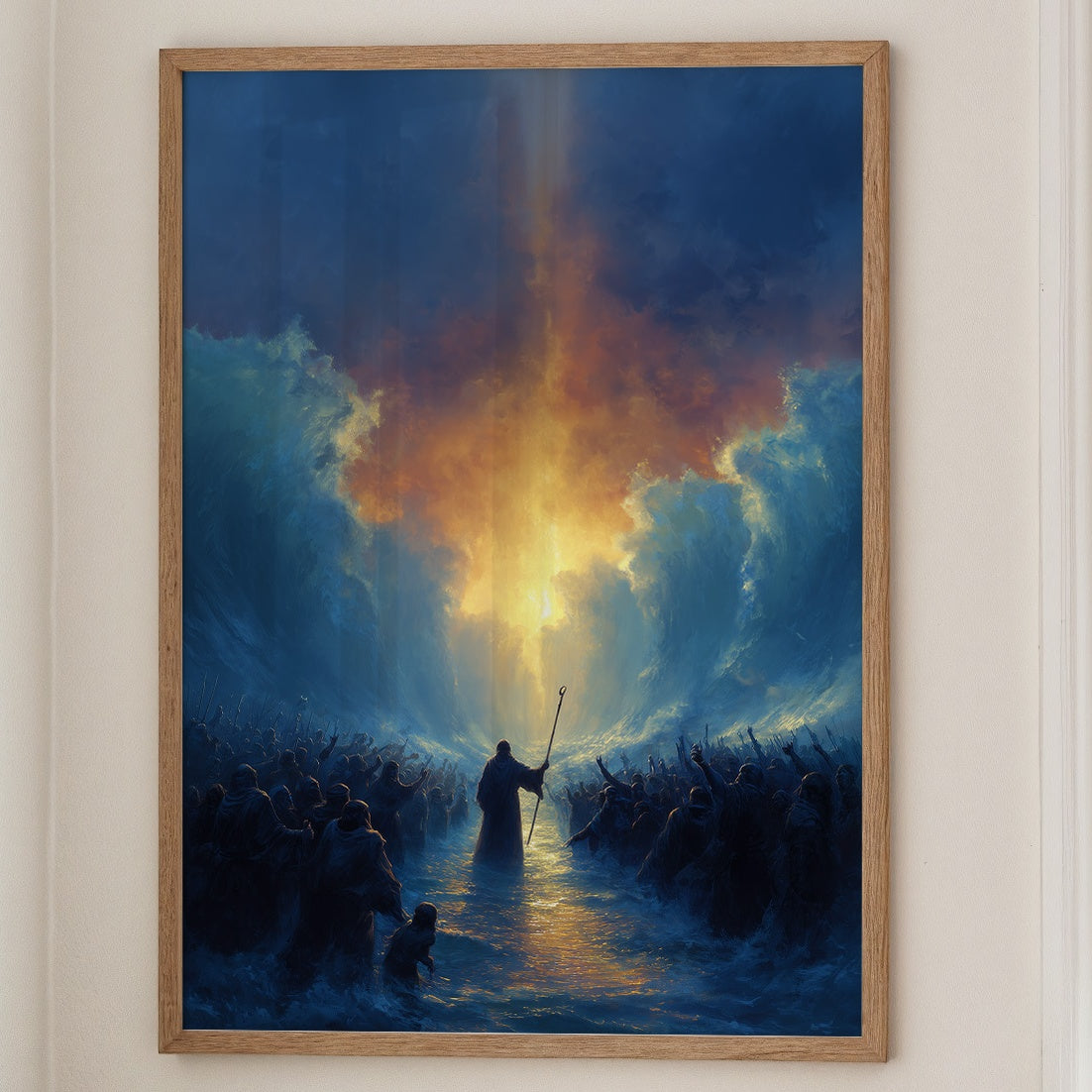 Divine Passage Through Parted Waters