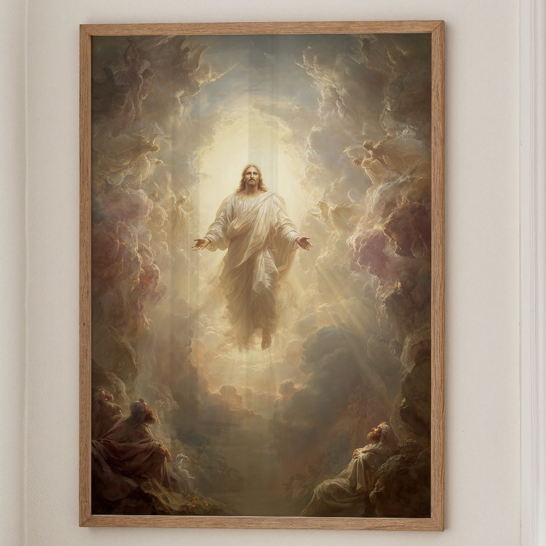 Divine Ascension Through Parted Heavens