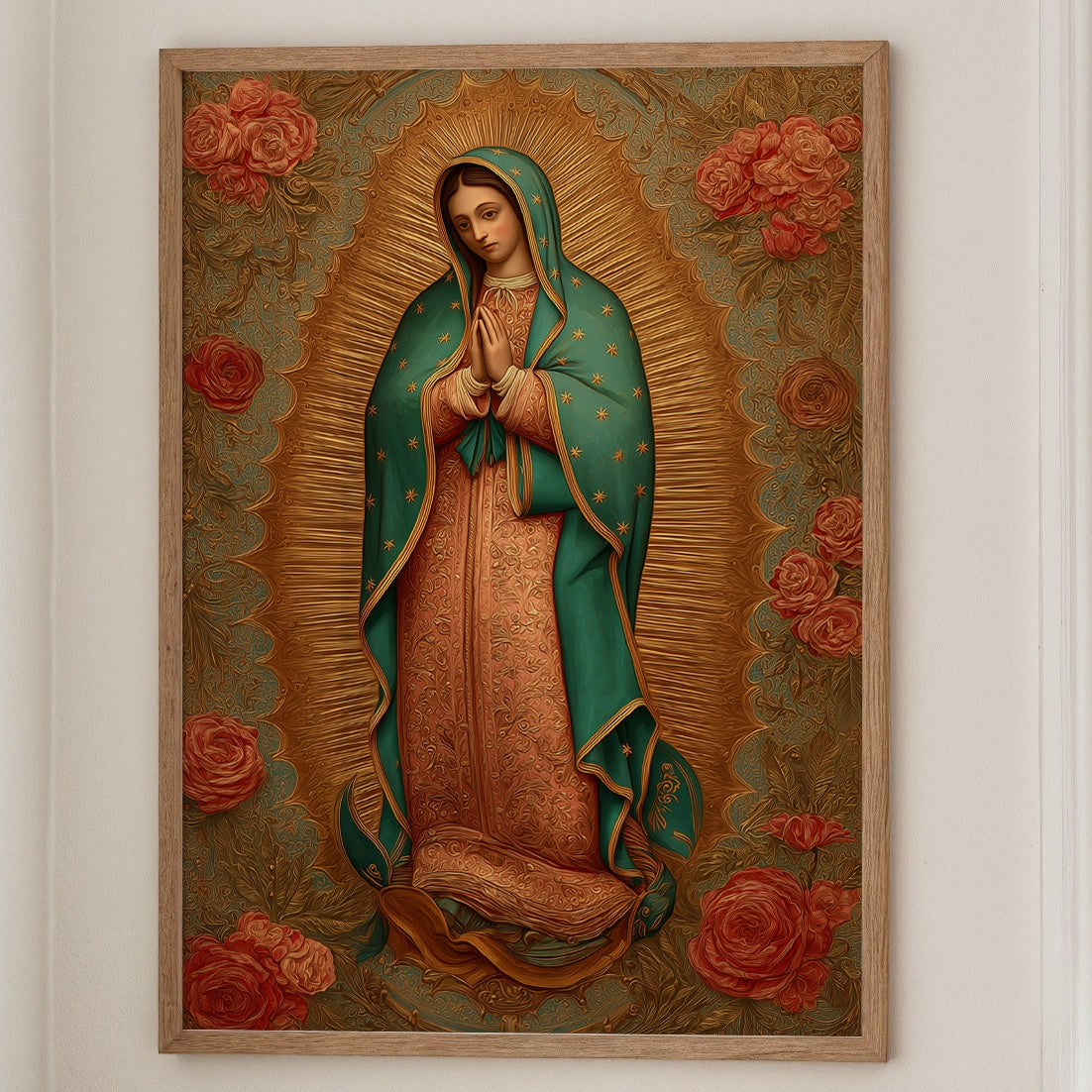 Radiant Devotion Adorned With Roses