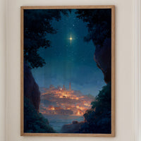 Celestial Guardian Illuminates Ancient Haven