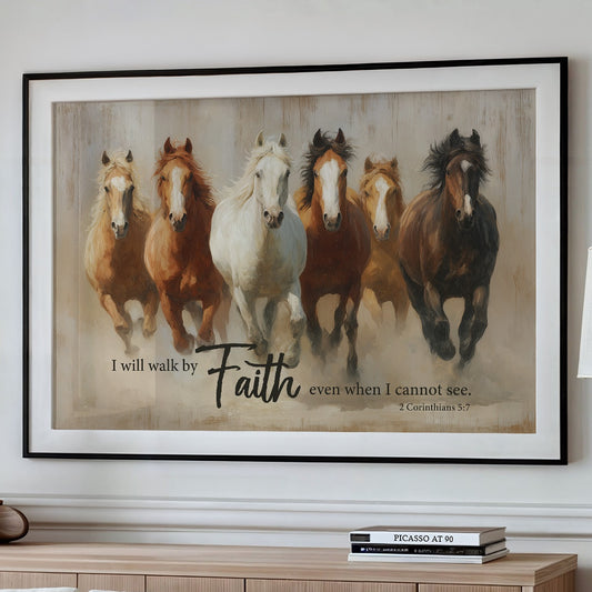 Galloping Spirit: Journey of Unwavering Faith 2 Corinthians 5:7