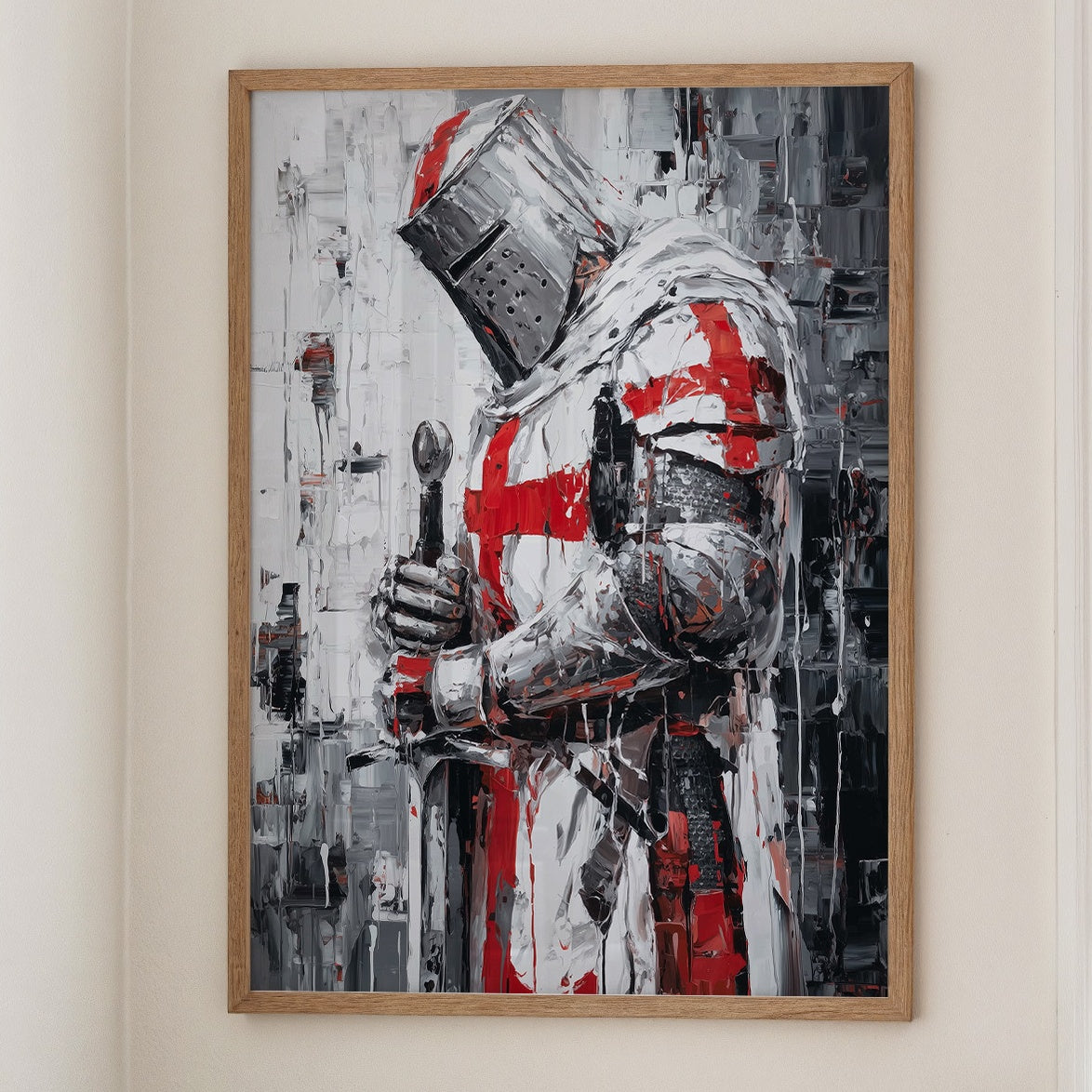 Templar's Oath Through Modern Strokes